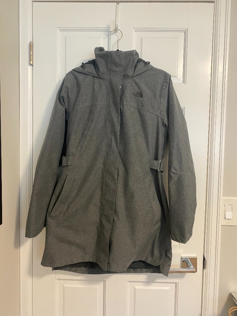 The North Face Laney Ii Trench Raincoat size Large Grey - Picture 2 of 12